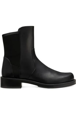 Stuart Weitzman Schoenen, Dames, Zwart, 38 EU, Leer, 5050 Bold Bootie