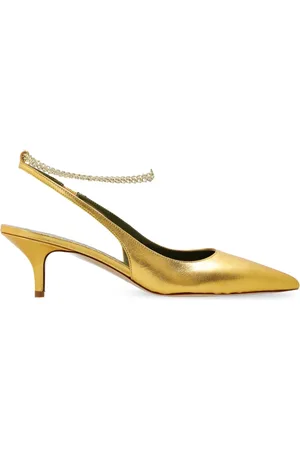 Maria Luca Schoenen, Dames, Geel, 37 EU, Leer, Leren schoenen met hak