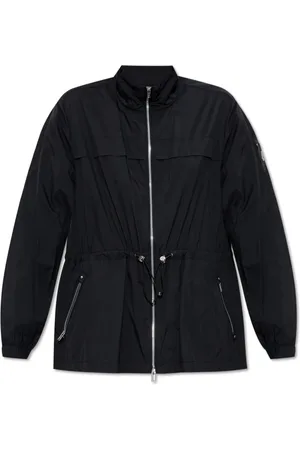 Moose Knuckles Jassen, Dames, Zwart, S, Nylon, Lichte jas met opstaande kraag