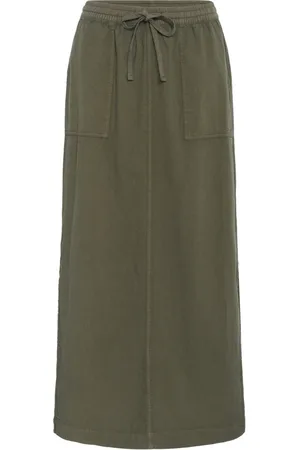 Kaffe Rokken, Dames, Groen, S, Stijlvolle Grape Leaf Rok
