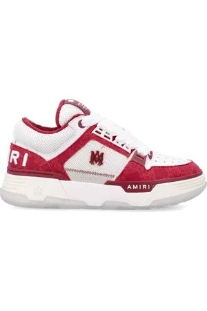AMIRI Schoenen, Heren, Rood, 40 EU, Leer, MA Quad Sneakers met Sterdetail