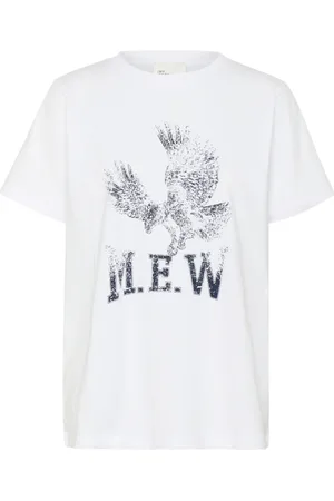 My Essential Wardrobe Tops, Dames, Wit, L, Katoen, Boxy Tee Top Bright