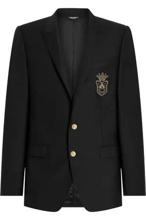 Dolce & Gabbana Jassen, Heren, Zwart, M, Zwarte Herenjassen