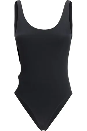 VERSACE Badkleding, Dames, Zwart, M, Badpak met Medusa Plaque