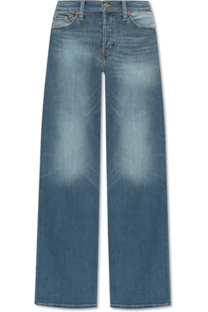 RE/DONE Jeans, Dames, Blauw, W27, Katoen, Wijde jeans