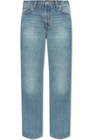 RE/DONE Jeans, Dames, Blauw, W28, Katoen, Straight leg jeans