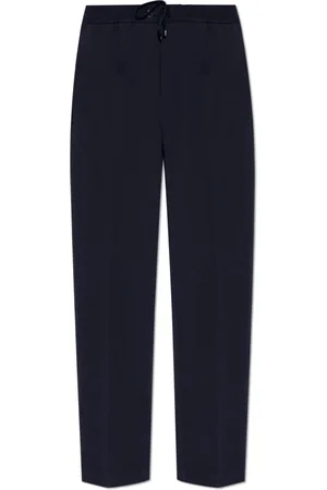 Moncler Broeken, Heren, Blauw, L, Katoen, Katoenen broek