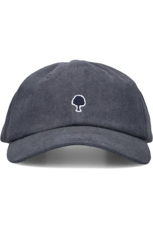 Faguo Accessoires, Heren, Blauw, ONE Size, Katoen, Blauwe Katoenen Pet voor Heren