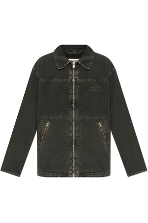 Maison Margiela Jassen, Heren, Grijs, L, Denim, Denim Jas
