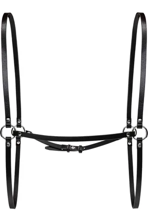 Dsquared2 Accessoires, Heren, Zwart, S, Leer, Leren Harnas