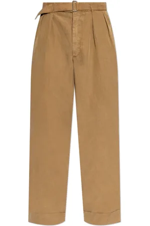 OFFICINE GENERALE Broeken, Heren, , XL, Katoen, Broek met opgerolde pijpen
