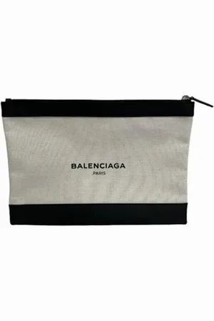 Balenciaga Pre-owned, Dames, , ONE Size, Pre-owned Canvas clutches