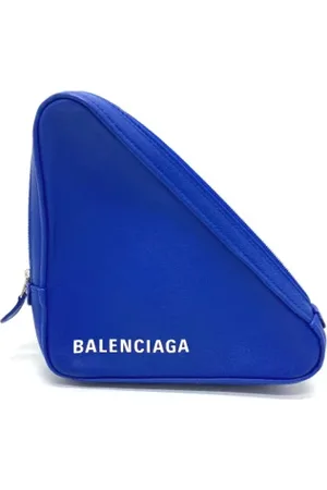 Balenciaga Pre-owned, Dames, Blauw, ONE Size, Leer, Pre-owned Leather balenciaga-bags