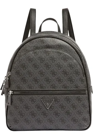 Guess Tassen, Dames, Zwart, ONE Size, Manhattan Grote Zwarte Logo Rugzak