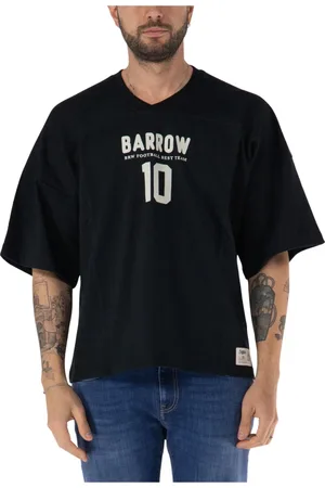 BARROW Tops, Heren, Zwart, M, Katoen, Team 10 Unisex T-Shirt