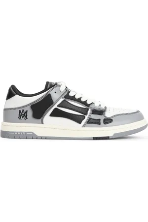 AMIRI Schoenen, Heren, Veelkleurig, 43 EU, Leer, Zwarte Leren Sneakers Stijlvol Comfort