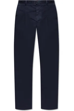 Paul Smith Broeken, Heren, Blauw, W31, Katoen, Geplooide broek