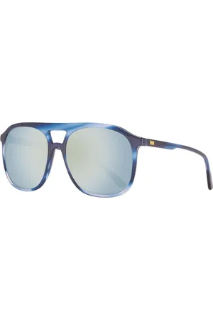 Helly Hansen Accessoires, Heren, Blauw, ONE Size, Blauwe Plastic Zonnebril Stijlvol Model