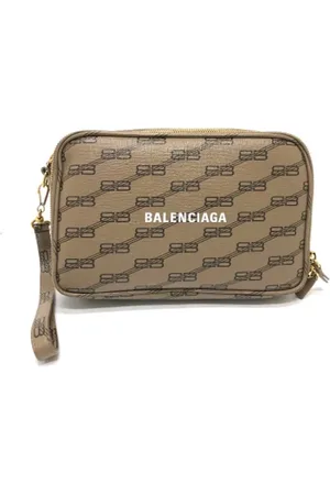 Balenciaga Pre-owned, Dames, Bruin, ONE Size, Leer, Pre-owned Leather balenciaga-bags