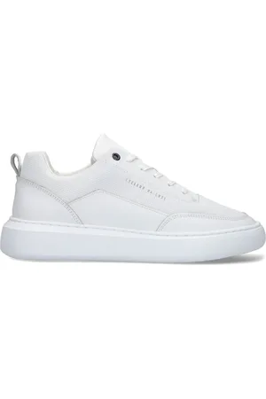 Cycleur de luxe Schoenen, Heren, Wit, 43 EU, Katoen, Witte lage sneakers voor heren