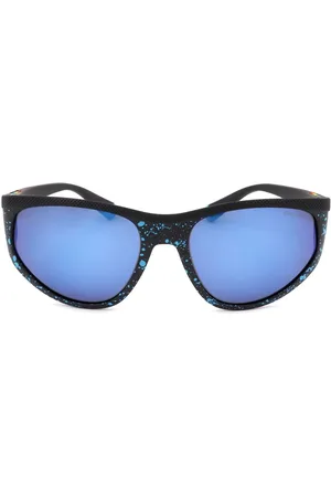 Polaroid Accessoires, unisex, Blauw, ONE Size, Blauwe Rubberen Zonnebril