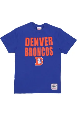 Mitchell & Ness Tops, Heren, Blauw, S, Katoen, Denver Broncos NFL T-shirt