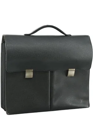 LOUIS VUITTON Pre-owned, Dames, Zwart, ONE Size, Leer, Pre-owned Leather briefcases