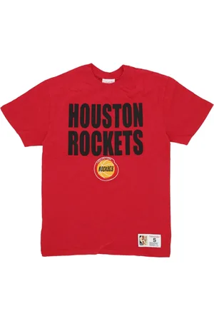 Mitchell & Ness Tops, Heren, Rood, XL, Katoen, Houston Rockets NBA T-shirt