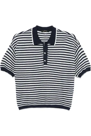Twin-Set Tops, Dames, Blauw, XS, Blauwe Polo T-shirts en Polos