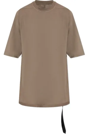 Rick Owens Tops, Heren, Bruin, L, Katoen, Katoenen T-shirt