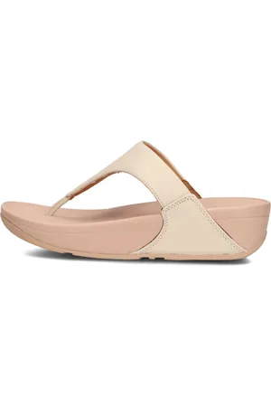 FitFlop Schoenen, Dames, Bruin, 40 EU, Kameel Leren Zomer Slippers Stijlvol Comfort