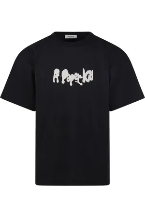 A PAPER KID Tops, Heren, Zwart, M, Katoen, Nero Zwart T-Shirt