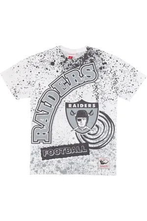Mitchell & Ness Tops, Heren, Wit, L, Katoen, Oakland Raiders NFL Team Tee