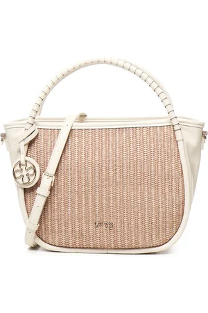 V°73 Tassen, Dames, Wit, ONE Size, Witte tassen met ritssluiting