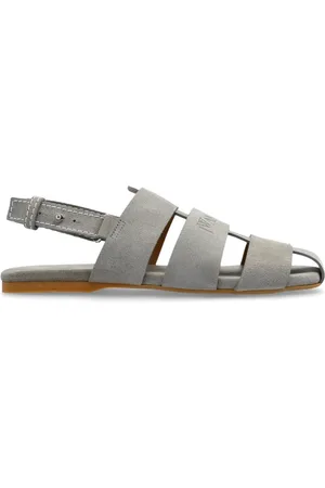J.W.Anderson Schoenen, Dames, Grijs, 38 EU, Suède, Suède Sandalen