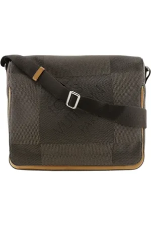 LOUIS VUITTON Pre-owned, Heren, Bruin, ONE Size, Pre-owned Canvas crossbody-bags