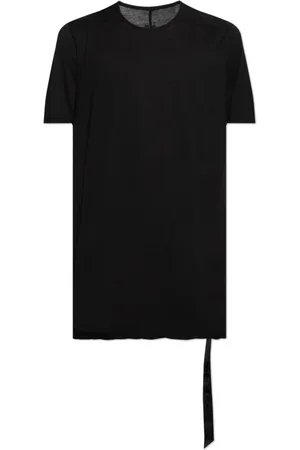 Rick Owens Tops, Heren, Zwart, L, Katoen, Katoenen T-shirt