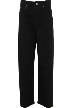 UMA WANG Jeans, Dames, Zwart, M, Stijlvolle Phyllis Broeken voor Vrouwen