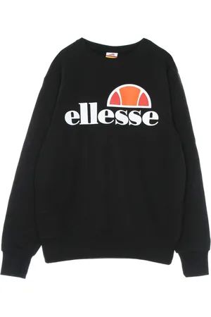 Ellesse Sweatshirts & Hoodies, Heren, Grijs, L, Antraciet Crewneck Sweatshirt voor Mannen