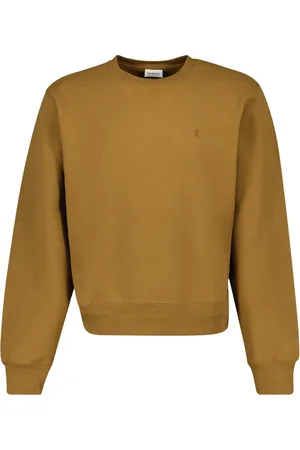 Saint Laurent Sweatshirts & Hoodies, Heren, Bruin, M, Katoen, Bruine Cassandre Sweatshirt Herfst-Winter 2024