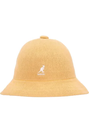 Kangol Accessoires, Heren, , S, Leer, Casual visserhoed in abrikozenstof