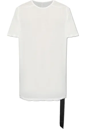 Rick Owens Tops, Heren, Wit, M, Katoen, Katoenen T-shirt