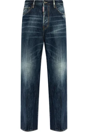 Dsquared2 Jeans, Heren, Blauw, L, Katoen, Jeans Loose