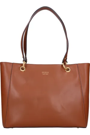 Guess Tassen, Dames, Bruin, ONE Size, Leer, Tassen.. Bruin