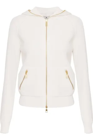 Elisabetta Franchi Sweatshirts & Hoodies, Dames, , S, Hoodie met ritssluiting