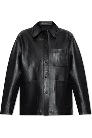 OFFICINE GENERALE Jassen, Dames, Zwart, M, Leren jas