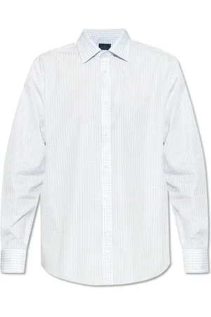 Paul & Shark Overhemden, Heren, Blauw, 2Xl, Katoen, Geruit Overhemd