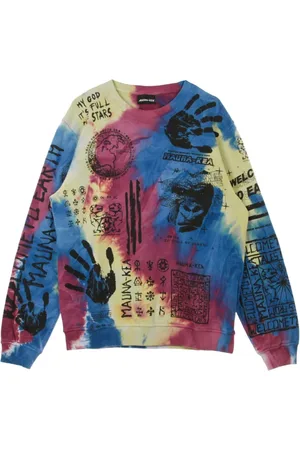 MAUNA KEA Sweatshirts & Hoodies, Heren, Veelkleurig, S, Manifesto Crewneck Sweatshirt