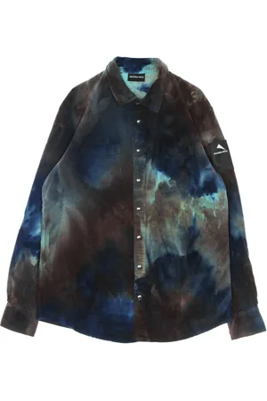 MAUNA KEA Overhemden, Heren, Veelkleurig, S, Katoen, Fluweel Langarmshirt