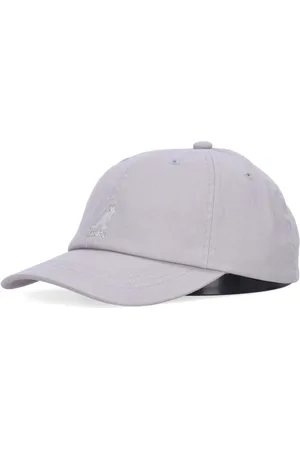 Kangol Accessoires, Heren, Grijs, ONE Size, Katoen, Gebogen Klep Baseball Pet Moonstruck
